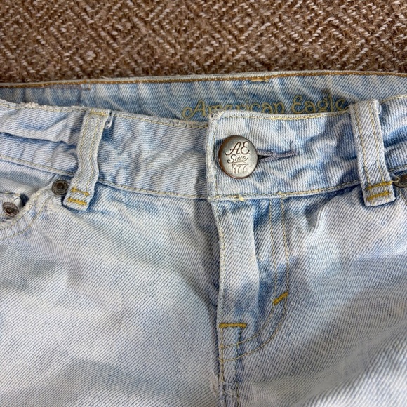 Vtg American Eagle Shorts Womens 2 Shortie Cut Off Low Rise Distressed Y2KPreppy - Picture 2 of 8